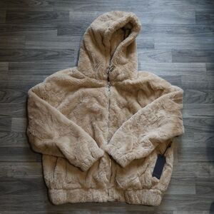 Forever 21 Tan Faux Fur Jacket